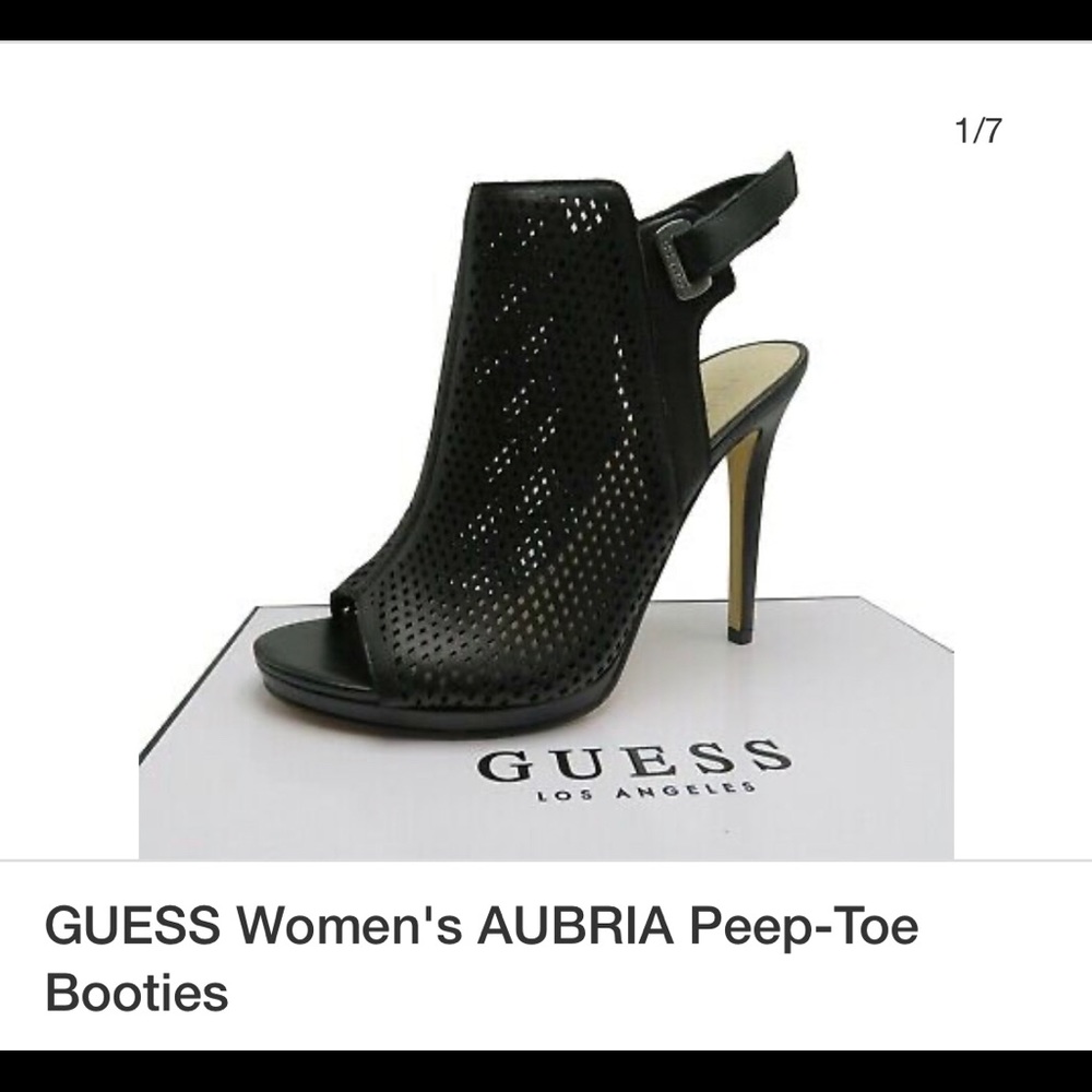 ⛄️Guess Aubria open toe heels